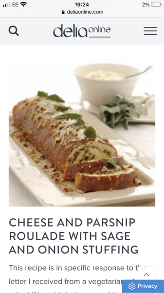 Christmas dinner for vegetarian - no nuts or mushrooms!!