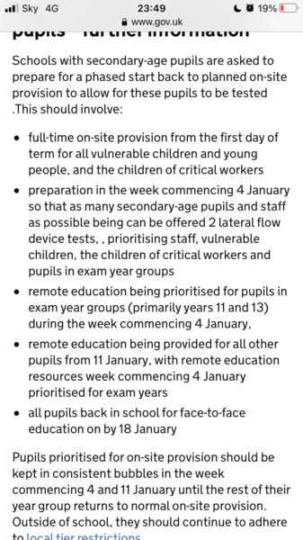 MNHQ here:  Details on school closures from the Department of Education