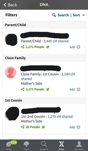 Connecting with cousin on My Heritage/ DNA results