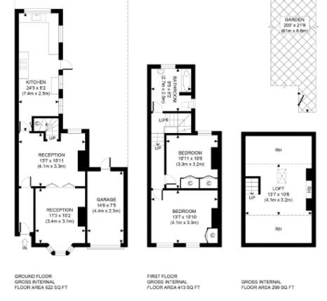 Loft Extension - stairs in middle of house