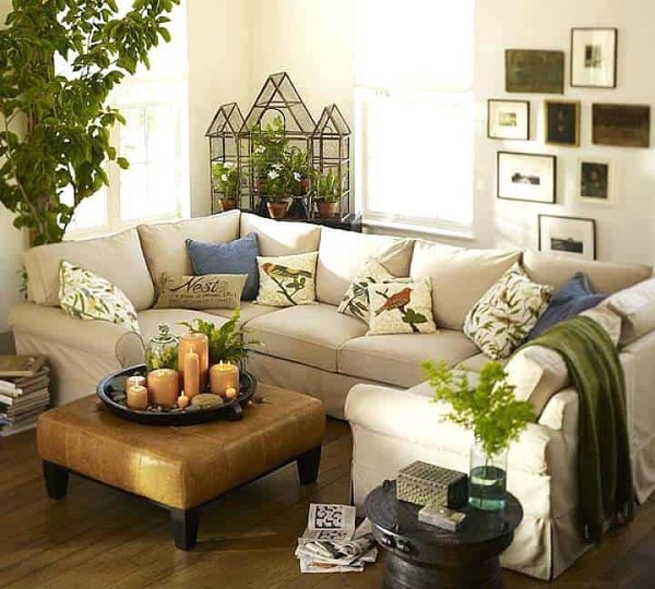 Is your living room furniture around the edges of the room?