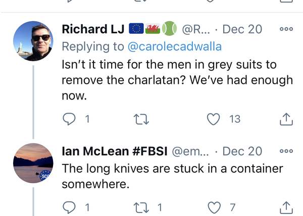 Westministenders: A Turkey for Christmas?