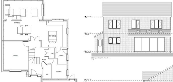 Kitchen configuration in new house!
