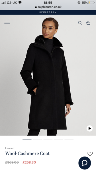 A nice looking but warm coat