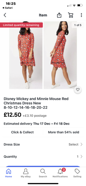 Last minute hope- Red Minnie Mouse Nightie