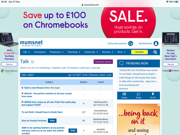 Adverts on desktop site too big