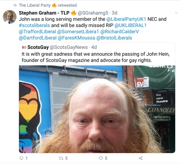 Groups who call LGB Alliance hate group now praising former member of Paedophile Information Exchange