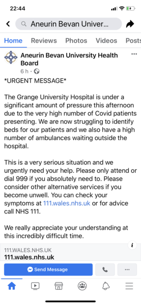 My local hospital is overwhelmed