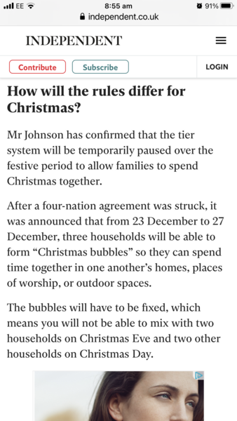 PIL wanting to break the rules at Christmas