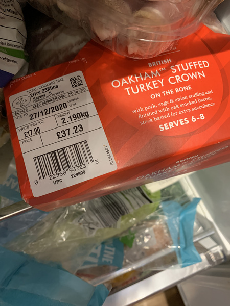 M&S Xmas turkey help!