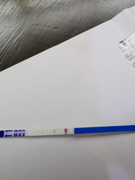 Positive test but had a period