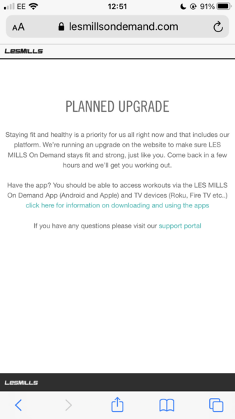 Can we make a Les Mills on demand thread?