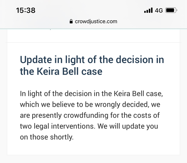 Jeremy Vine show is discussing Keira Bell's case today