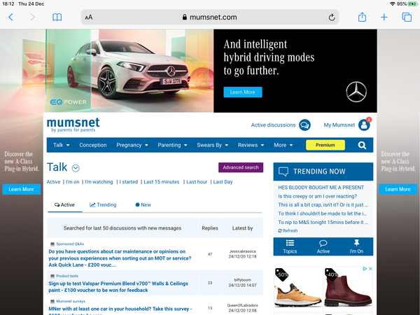 Adverts on desktop site too big