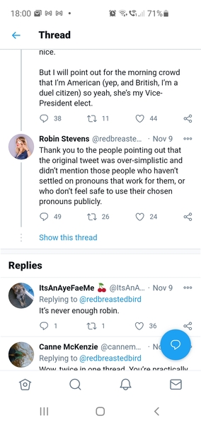 Nowhere is safe from preferred pronouns