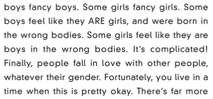 Help: Non-Transtastic puberty-awareness books please!