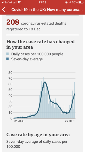 What does your case rate graph look like?