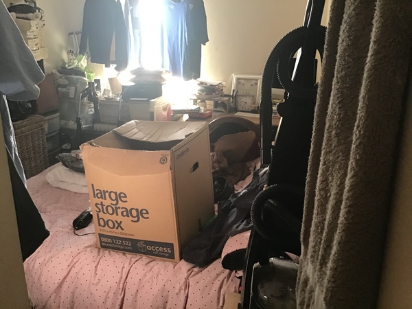 Hoarding husband