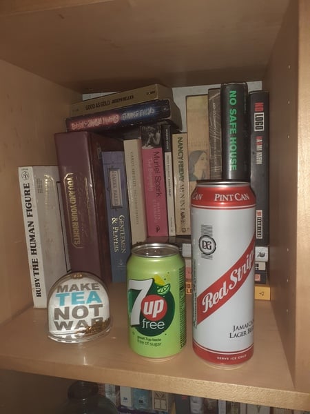 Facemasks on for a trip to the Bluestocking