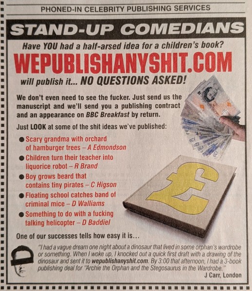 What’s your “ How did this crap get published?!” book?
