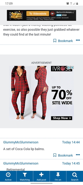 Adverts for onesies with bum opening