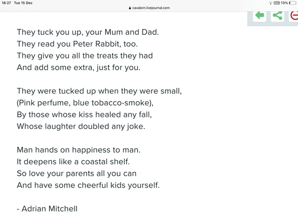 "parent" is an opressive class.