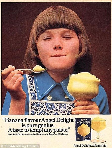 One packet of Angel Delight is four servings?!