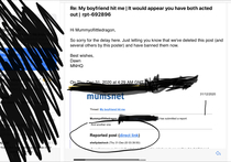 My boyfriend hit me