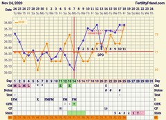 Tracking your cycle and possible BFP using RHR - part 4