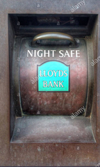 You know those big metal things a bit like a night safe? Or