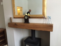 If you've got a fireplace, what's above it?