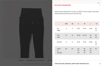 Maternity jeans sizes