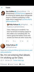 Rachel Rooney criticised by Philip Pulman
