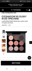 Natural pink eyeshadow palette