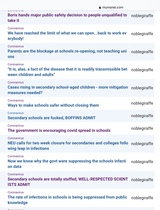 We're having 2-3 teachers a day catching CV19 DFE You're not keeping us safe