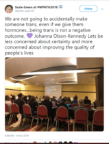 Medicalised pathway for children is not a "standard of care"