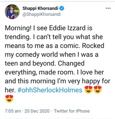 Eddie Izzard...