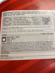 M&S Xmas turkey help!