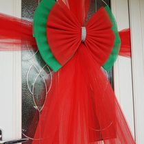to wonder what happens to the new craze of door bows when it’s pissing down?