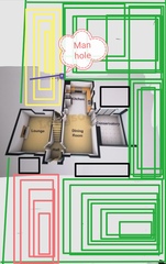 Is there an answer to this downstairs toilet conundrum (with diagram?)