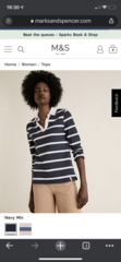 I want a 3/4 sleeve fitted T-shirt with collar and buttons about halfway down the front.