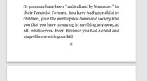 Please help me untangle why gender is such an issue