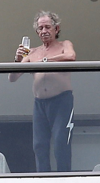 To think keith richards is very sexy?