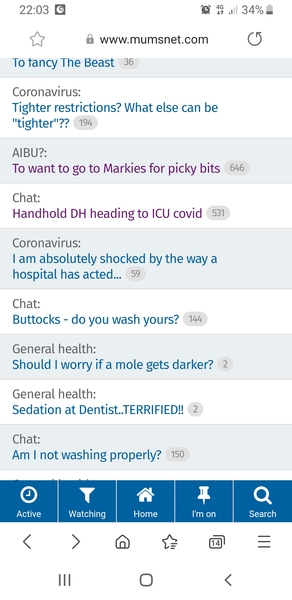 To want to go to Markies for picky bits