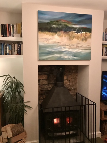 Is this painting too big for the space?