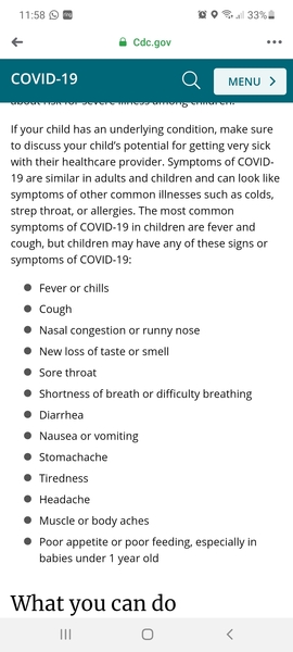 Sending child to nursery with bunged up nose