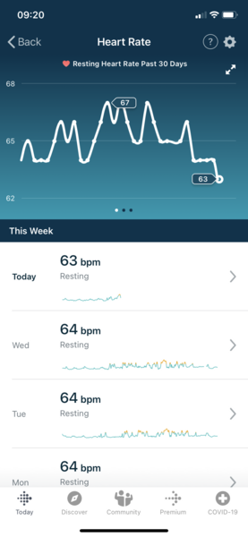 Tracking your cycle and possible BFP using RHR - part 5
