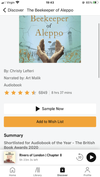 Audible...what am I doing wrong?