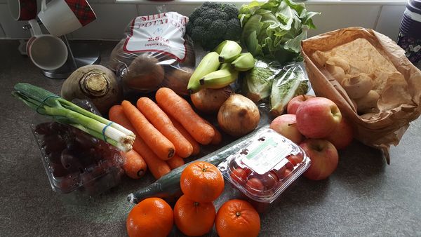 2 lemons 1 blood orange and a cabbage