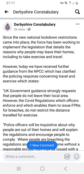 to think Derbyshire police need to read the LAW and understand that you can't fine people when they are not breaking it